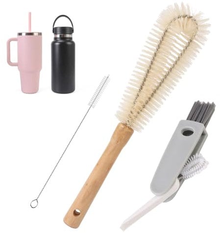 3 Pack Cup Cleaning Kit Compatible with Hydroflask, Bottle Brush Tube Cleaning Set for Hydro Flask Bottle, Multipurpose Cup Cleaner Kit