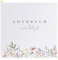 goldbuch 08 044 Hochzeitsalbum Blütenliebe Weiß, Fotoalbum mit 60 weißen Seiten und Pergamin-Trennblättern, Erinnerungsalbum mit Goldprägung, Photo Album mit Blumenmotiv, ca. 30 x 31 x 4 cm