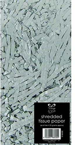 New Shredded Tissue Paper 20g Silver