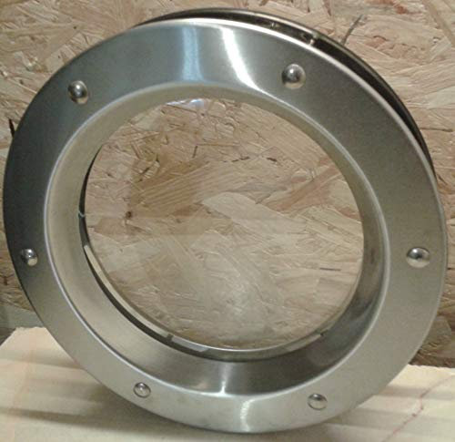 Porthole for Exterior Doors 350 mm Safety Insulation Glass Transparent