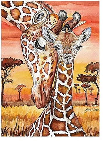 Anatolian 500 piece jigsaw puzzles - jigsaw puzzles for adults 500 pieces GIRAFFE is ideal as gifts for the whole family and the jigsaw 500 pieces for adults is made of ESKA BOARD