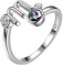Aurora Tears Skorpion Ring Zodiac verstellbare Ringe 925 Sterling Splitter Mystic Rainbow Topaz Konstellation offener Ring Horoskop Schmuck Geschenk für Frauen und Mädchen DR0087O
