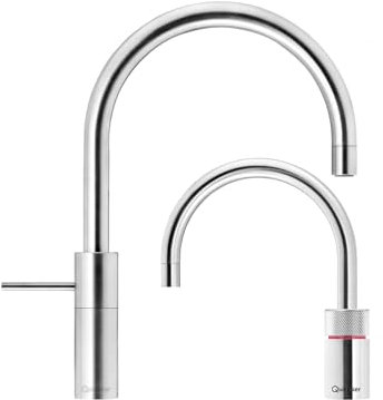 Quooker PRO3 B Nordic Round TwinTaps RVS (Voll-Edelstahl)