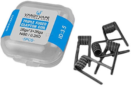 Vandy Vape Prebuilt Ni80 Mato Triple Fused Clapton Coil 0,26 Ohm