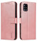 LOLFZ Wallet Case for Samsung Galaxy A51, Vintage Leather Book Case with Card Holder Kickstand Magnetic Closure Flip Case Cover for Samsung Galaxy A51 - Rose Gold