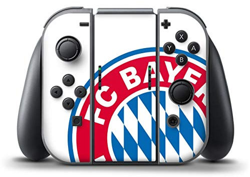Skin kompatibel mit Nintendo Switch Controller Folie Sticker FC Bayern München Logo FCB
