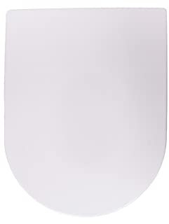 VEROSAN Duroplast Abattant WC forme avec système d'abaissement automatique pour fermeture silencieuse - Forme carrée - Blanc - Confort d'assise agréable - Charge maximale : 150 kg