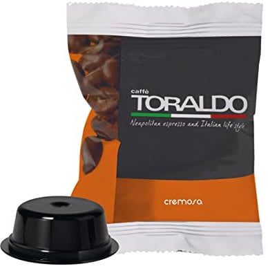 CAFFÈ TORALDO - CREMOSA - Box 100 CAPSULES COMPATIBLES A MODO MIO 7g
