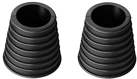 BODYA 2Pcs Umbrella Cone Ring Wedge Plug for 38mm Patio Table Hole Opening Parasol Stand, Black