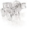 NKlaus Einzel Zugmaschine 925 Sterling Silber Ohrstecker Traktor 10 * 7mm Ohrring Unisex 3766