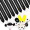 Palloncini neri modellanti 100 palloncini neri lunghi torcenti palloncini animali in lattice ispessimento palloncini magici per modello animale decorazioni per feste di Halloween 100 pezzi