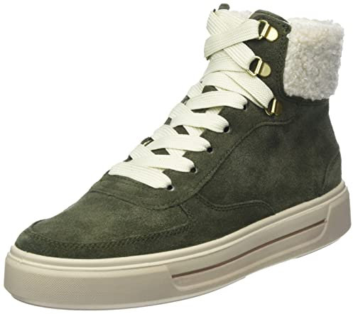 ara Damen Courtyard Sneaker, Forest,Offwhite, 38 EU Weit
