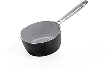 Moneta Armonia Finegres casseruola 1m 16cm, rivestimento naturale FineGres (NO PFAS), anche per induzione. 100% Made in Italy.