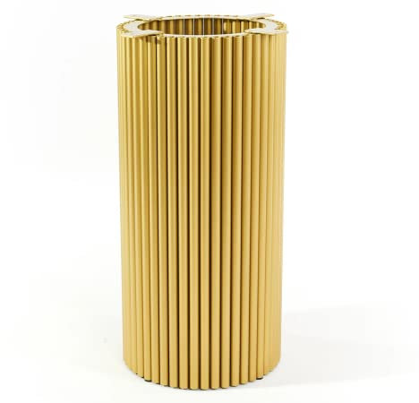 Magnetic Mobel Metall Tischfuß Rund Tisch Esstisch Tischbein Gold Schwarz Weiß 34x72 cm (Golden)