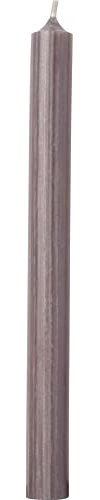 luterna Stabkerzen aus Paraffin, 250/22 mm, Schlamm, KERZENFARM HAHN, Brenndauer ca. 12h, 25 Stück pro Verpackung