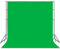 Fond de Photo Écran Vert 3x3m, Bonvvie Fond Studio Photographie Anti-Rides Fond de Mousseline Verte, Utilisé pour Studio Photo Vidéo, TV, Zoom, Youtube, Réunion en Ligne