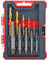 Hi-Spec 10pc Screw Extractors & HSS Drill Bit Set. Easy Out, Left Hand Spiral Flute Removers for Broken, Damaged and Stripped Screws, Studs and Bolts