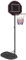 SPORTNOW Basketballkorb mit Ständer, 170-230 cm Höhenverstellbar Basketballständer mit Bruchsicherer Rückwand und Rädern, Basketballanlage für Erwachsene, Stahl, Schwarz