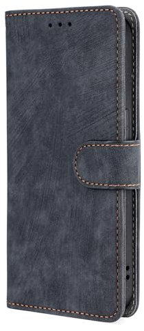 TEYYOS Custodia a Portafoglio per Honor 200 PRO Cover in Pelle PU, Case con 3 Scomparti per Carte di Credito, 1 Tasca per Denaro, Chiusura Magnetica, Supporto a Cavalletto - Nero