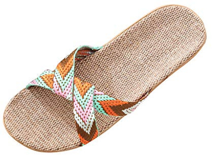 En Casual Slippers Home Indoor Women's Beach Shoes Fashion Slip Slippers Women's Slippers Zapatillas Media Caña Mujer Zapatillas Esparto Mujer Baratas