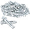 FUNSUEI Lot de 100 chevilles M8 x 52 mm - Chevilles murales creuses en métal - Chevilles à expansion pour plaques de plâtre