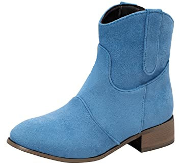 Offerta Lampo del Giorno Stivaletti Donna con Tacco Stivali Donna con Tacco Coperto Stivali Gomma Donna Stivaletti da Neve Donna Stivali Alti Donna Stivaletti Donna Estive in