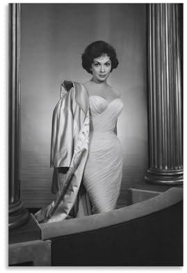 XSQING Gina Lollobrigida Poster auf Leinwand, Wandkunst, Poster, dekorativ, moderner Druck, Bild, Kunstwerke, Poster, 30 x 45 cm