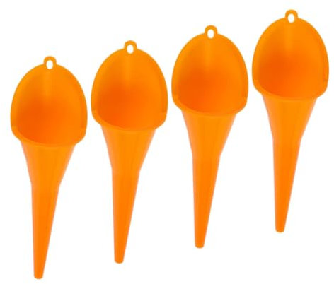 ULTECHNOVO 4 Stück Trichter zum Auftanken Auto, Öltrichter Für Motorräder Und Multifunktionale Kunststofftrichter, mit breiter Öffnung Trichter für Motorräder, Autos Benzin Und ÖL