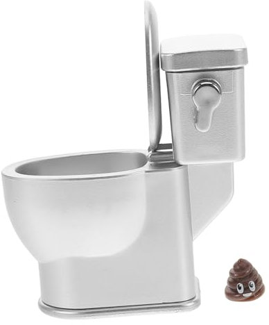 MOLUCKFU Miniatur Toilettenmodell Für Puppenhaus Realistische Deko Mit Sound Für Puppenhäuser Maßstab
