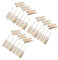 Cabilock 3 Sätze Holzschlitten Büro Dekoration Wihnachtsdeko Weihnachtsbaum-Schlitten- Weihnachtsschlitten Mini-Schlitten-Ornament Holzschlitten Hölzern 9 Stück * 3