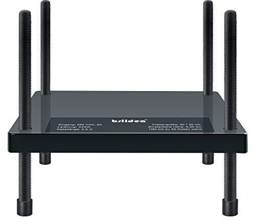 Kükenheizplatte, Briidea 30 x 30 cm Küken Wärmeplatte mit verstellbare Höhe, für bis zu 20 Küken, effiziente Wärmeplatte für optimale Temperaturkontrolle