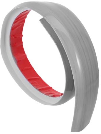 CIYODO 36-inch Vinyl Floor Threshold Ramp Strip 15mm Height Adjustment, Gray Wood Grain, Wide Door Threshold Transition for Carpet Wooden Doors, Suitable for Home Entrances and Sweeping Robot Ramps