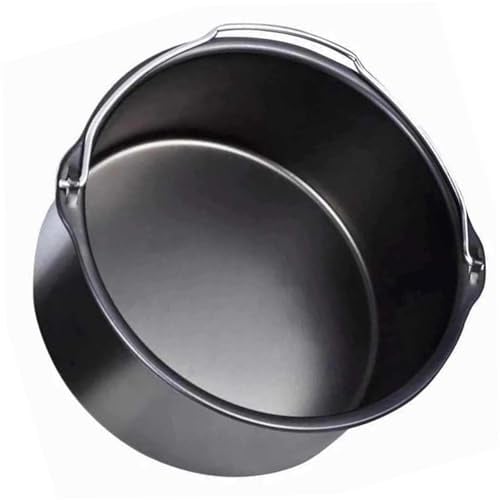 Moule à gâteau pour friteuse à air, antiadhésif de 8 pouces avec poignée, résistant la chaleur pour autocuiseur de four