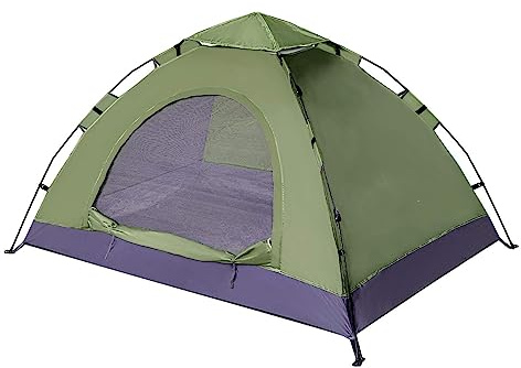 Tente de Camping 2 Place Imperméable, Tente 2 Personnes Randonnée Ultralégère, Facile à Installer Petite Taille de Rangement, Tente Camping pour Le Plein air, Le cyclotourisme, Trekking