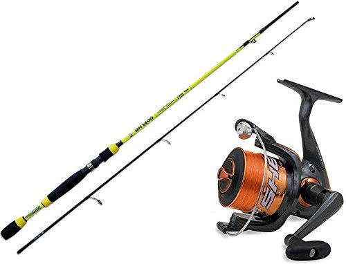 Lineaeffe Raubfischangel Combo Set Spinnrute 1,80m / 5-25g + Spinnrolle + Schnur Komplett