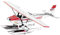 Fascinations MMS111 Metal Earth Metallbausätze - Wasserflugzeug Cessna 182 Floatplane, lasergeschnittener 3D-Konstruktionsbausatz, 3D Metall Puzzle, DIY Modellbausatz mit 2 Metallplatinen, ab 14 Jahre
