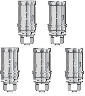 Cabeza de Eleaf EC2 0.3ohm adecuado para MELO/iJust Atomizers/Tanks-5pcs (sin nicotina)
