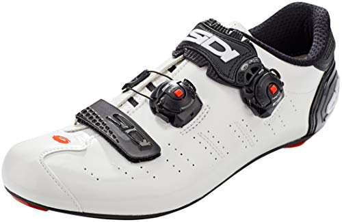 SIDI Schuhe Ergo 5, Herren, Scape Radsport, Weiss SCHWARZ, 45 EU