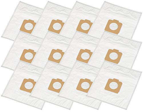 Sacs Aspirateur Compatible pour Moulinex W 84 de Luxe - Compact, Moulinex Boogy Y 94/95 Superior BST-821D 12 Staubsaugerbeutel