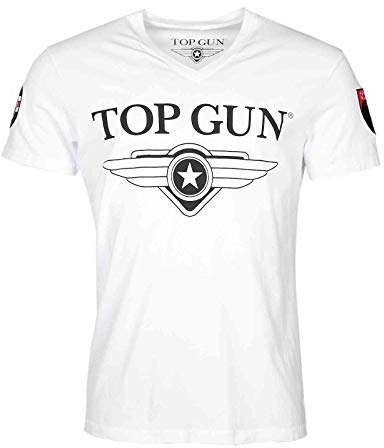 Top Gun Herren T-Shirt Tg20191004 White,XXL