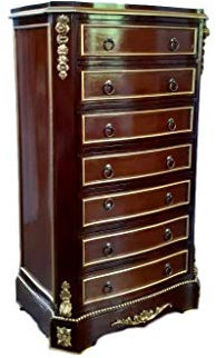 Louis XIV. Louises Baroque Rokokoko Commode style ancien Couleur : noyer Hauteur 131cm