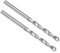 sourcing map 2.05mm Solid Carbide Drill Bits Straight Shank Short Twist Drill Bit for Stainless Steel Alloy Hard Steel, Hardened to 50 HRC, 2 Pcs