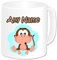 Personalised Gifts - Safari Animal Monkey Mug Coffee Tea Cup with Name - Novelty Birthday Christmas Gifts for Kids Women Men