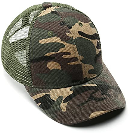 Baseball Cap Kinder Sommerhut Mesh Baseball Kappe Tarnung Schirmmütze Camo Sonnenhut Netz Baseballmütze Atmungsaktiv Camouflage Hut Verstellbar Snapback Caps Sonnenschutz Sport Hut Baby Trucker Cap