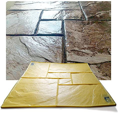 Polyurethane Mat Stamp PESCARA GEOMETER | Texturing Pattern Decorative Concrete Cement Imprint Texture Stamping, 600 х 600 mm