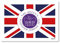 stika.co Queen 's Platinum Jubilee Union Jack Flag Aufkleber, Queen Elizabeth II Celebration, British Flag Static Cling Vinyl (L - 220 x 150 mm)