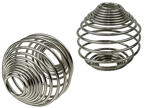 CurioSpring Blender Balls(Small Size 2pcs), Protein Shaker Mixer Whisk Balls, Pointed Shape,No Burr, Made in Japan