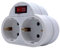 DULA Steckdose Duo RA - Steckdose - 4-Fach - Schalter