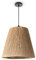 Paco Home Pendelleuchte Wohnzimmer Boho Korbleuchten Pendellampe Rattan Hängeleuchte Esszimmer Lampe Papier E27, Lampenart:Pendelleuchte - Typ 5, Farbe:Natur__Ø38_cm_