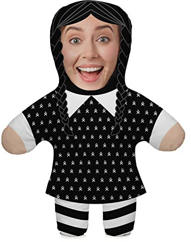 Geschenk Kissen mit eigenem Foto Personalisiertes Lustiges Fotogeschenk mit eigenem Gesicht Bedruckt 45 cm Hoch Body Körper Foto-Kissen zum Geburtstag Valentinstag Fotokissen Thursday [091]